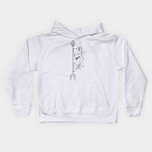 lioness couple Kids Hoodie